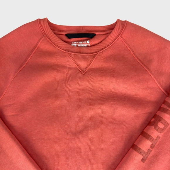 Carhartt Peach Loose Midweight Crewneck Sweatshirt - Picture 4 of 11